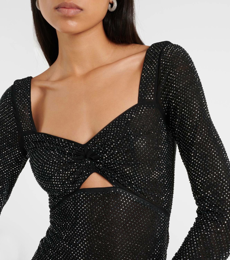 Swarovski kristalais dekoruota vakarinė suknelė